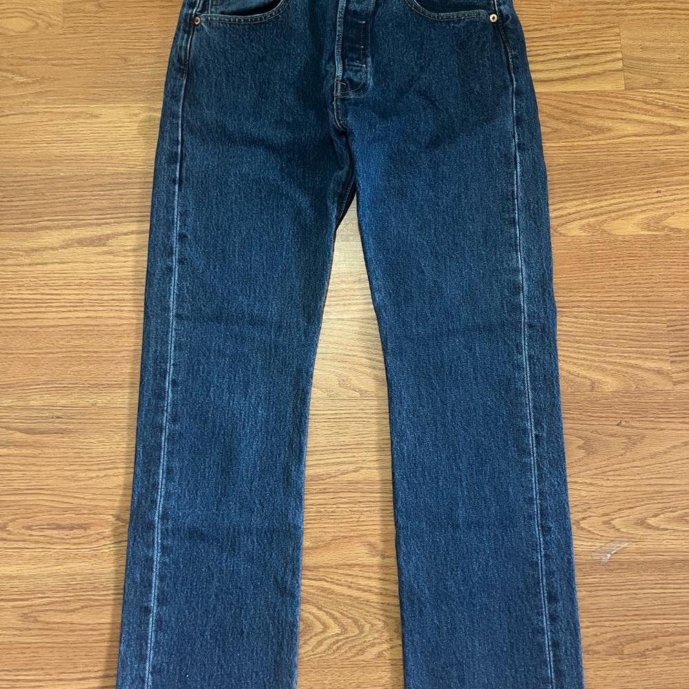 Levi's Dark Blue Straight Jeans